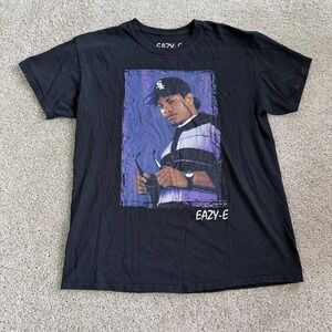 Eazy-E Shirt Mens Large Black Photo Graphic Rap Hip Hop Tee T-Shirt Spencers